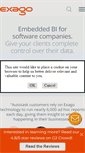 Mobile Screenshot of exagoinc.com